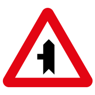 Intersección peligrosa (izda.)