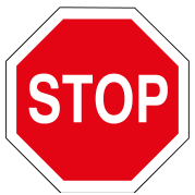 STOP — Detención obligatoria