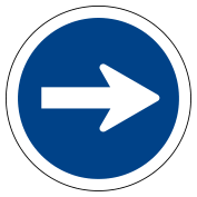 Dirección obligatoria — derecha
