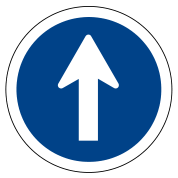 Dirección obligatoria — recto