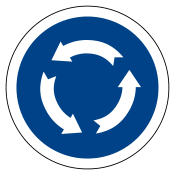 Glorieta — Circulación obligatoria