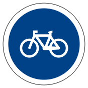 Carril reservado para bicicletas